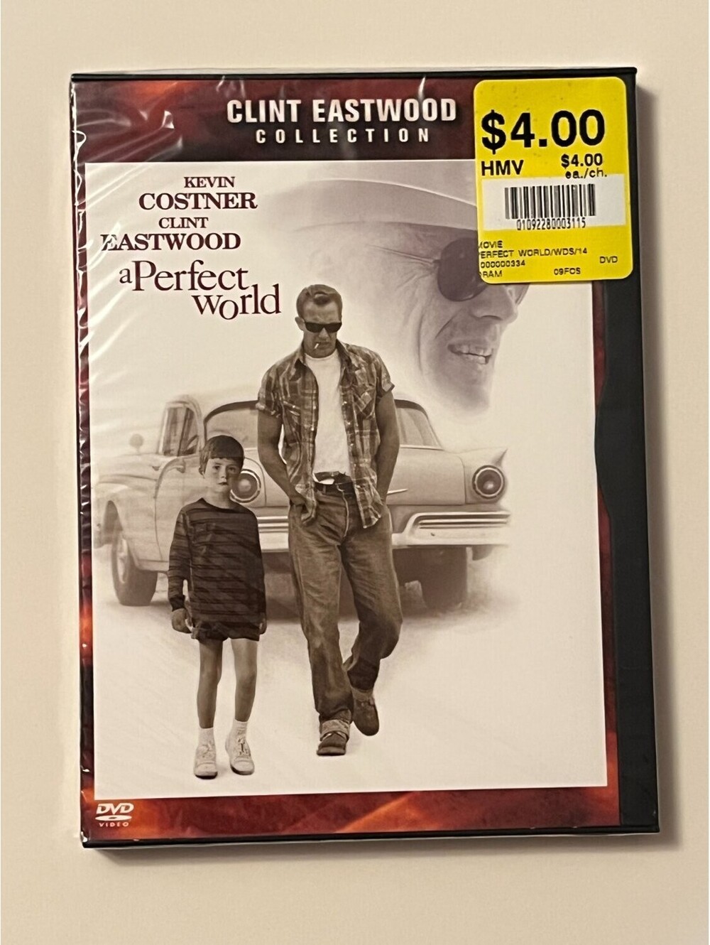 A Perfect World DVD Widescreen Kevin Costner Clint Eastwood New Sealed 1993